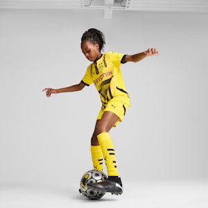 キッズ ドルトムント 2024-25 カップ レプリカ 半袖 ユニフォーム 116-152cm, Faster Yellow-PUMA Black, extralarge-JPN