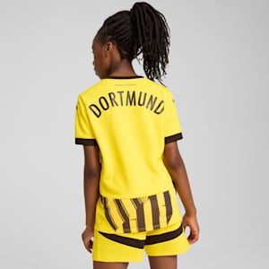 Réplica de la camiseta de fútbol para niños Borussia Copa Dortmund 24/5, Faster Yellow-PUMA Black, extralarge
