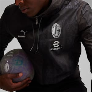 AC MILAN x PLEASURES Men's Football Pre-match Jacket, PUMA Black, extralarge
