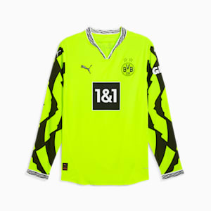 Borussia Dortmund Authentic Long Sleeve Special Men's Jersey, Yellow Alert-PUMA Black, extralarge