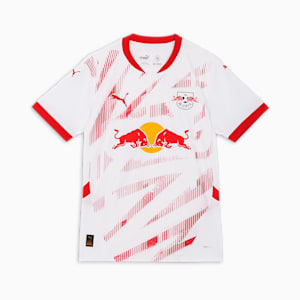 メンズ2024-25RBライプツィヒホームレプリカ半袖ユニフォーム, PUMA White-For All Time Red, extralarge-JPN