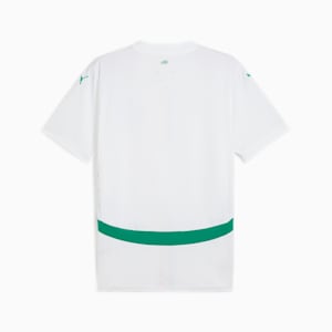 Senegal 2025 Men's Home Replica Soccer Jersey, PUMA White-Sport Green, extralarge