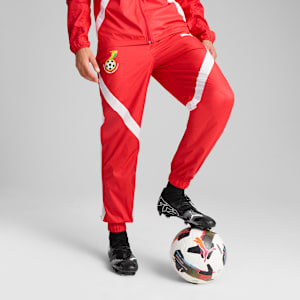 Ghana Pre-match Woven Pants Men, PUMA Red-PUMA White, extralarge-GBR