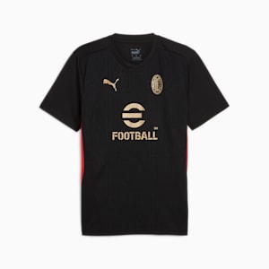 Camiseta de entrenamiento para hombre AC Milan, PUMA Black-For All Time Red, extralarge