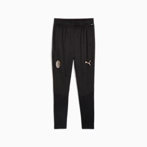 AC Milan Men's Training Pants, PUMA Black-For All Time Red, extralarge