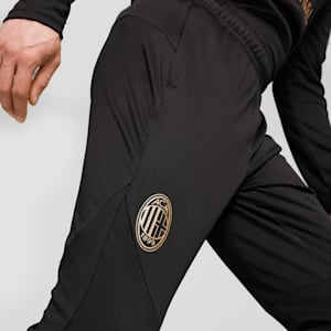 AC Milan Men's Training Pants, PUMA Black-For All Time Red, extralarge
