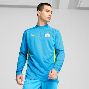 Manchester City Quarter-Zip Training Top Men, Magic Blue-Yellow Glow, extralarge-GBR