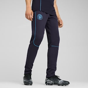 Manchester City Men's Slim Fit Football Casuals Pants, New Navy-Magic Blue, extralarge-IND