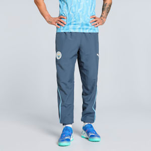 Manchester City Pre-Match Men's Slim Fit Football Woven Pants, Inky Blue-Team Light Blue, extralarge-IND