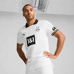 Borussia Dortmund 24/25 Third Authentic Men's Soccer Jersey, PUMA White, extralarge