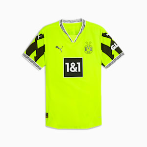 メンズ 2024-25 ドルトムント アニバーサリー オーセンティック 半袖 ユニフォーム, Yellow Alert-PUMA Black, extralarge-JPN