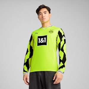 メンズ 2024-25 ドルトムント アニバーサリー レプリカ 長袖 ユニフォーム, Yellow Alert-PUMA Black, extralarge-JPN