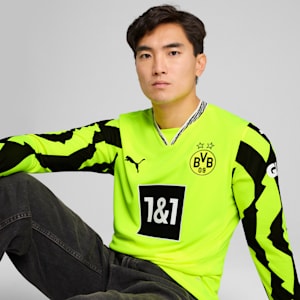 メンズ 2024-25 ドルトムント アニバーサリー レプリカ 長袖 ユニフォーム, Yellow Alert-PUMA Black, extralarge-JPN