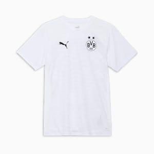 メンズ ドルトムント 2024-25 プレマッチ 半袖 シャツ, PUMA White, extralarge-JPN