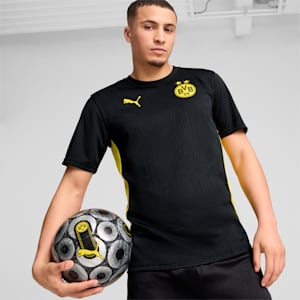Borussia Dortmund Men's Training Jersey, PUMA Black-Faster Yellow, extralarge