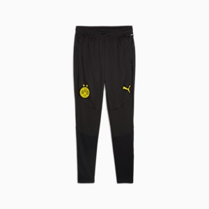 Borussia Dortmund Men's Training Pants, PUMA Black-Faster Yellow, extralarge