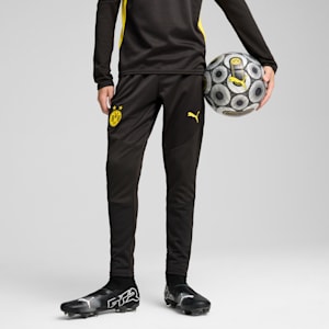 Borussia Dortmund Training Pants Youth, PUMA Black-Faster Yellow, extralarge-GBR