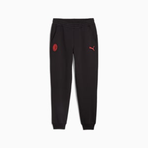 AC Milan fbtlESSENTIALS Men's Pants, PUMA Black-For All Time Red, extralarge