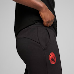 AC Milan fbtlESSENTIALS Men's Pants, PUMA Black-For All Time Red, extralarge