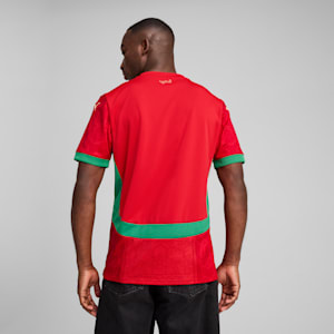 Morocco 2025 Men's Football Home Jersey, PUMA Red-Archive Green, extralarge-IND