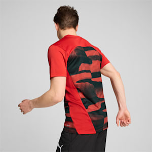AC Milan Pre-Match Men's Short Sleeve Soccer Jersey, For All Time Red-PUMA Black, extralarge