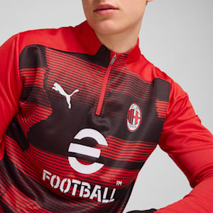 Playera pre-partido AC Milan para hombre, For All Time Red-PUMA Black, extralarge