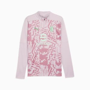 メンズ ACミラン 2024-25 プレマッチ 1/4 ジップ トップス, Grape Mist, extralarge-JPN
