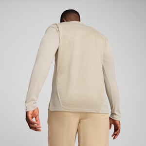 メンズ ACミラン 2024-25 プレマッチ 1/4 ジップ トップス, Putty-Prairie Tan, extralarge-JPN