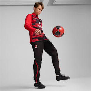 メンズ ACミラン 2024-25 プレマッチ ウーブン パンツ, PUMA Black-For All Time Red, extralarge-JPN