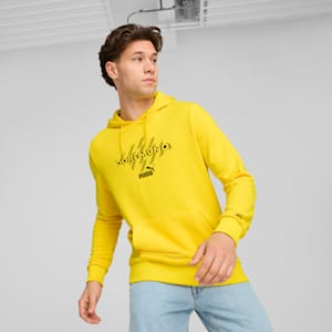 Sudadera con capucha ftblCULTURE del Borussia Dortmund para hombre, Faster Yellow-PUMA Black, extralarge