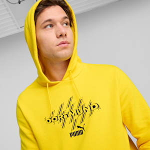 Borussia Dortmund ftblCULTURE Men's Hoodie, Faster Yellow-PUMA Black, extralarge