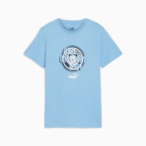 キッズ マンチェスター シティFC FTBLカルチャー 半袖 Tシャツ 116-164cm, Team Light Blue, extralarge-JPN