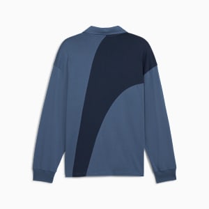 メンズ マンチェスター シティFC FTBLカルチャー 長袖 ポロシャツ, Inky Blue-Club Navy, extralarge-JPN