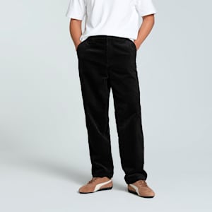 MMQ Corduroy Men's Relaxed Fit Pants, PUMA Black, extralarge-IND