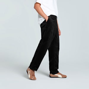 MMQ Corduroy Men's Relaxed Fit Pants, PUMA Black, extralarge-IND