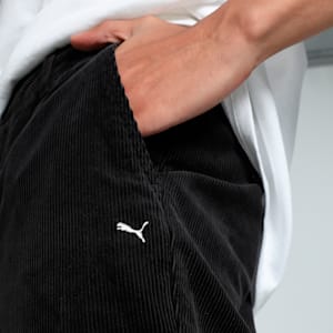 MMQ Corduroy Men's Relaxed Fit Pants, PUMA Black, extralarge-IND