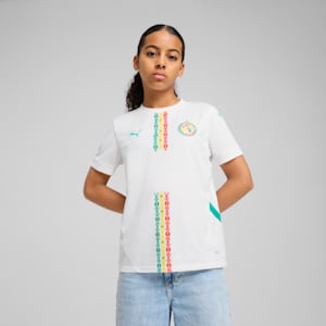 Senegal 2025 Home Jersey Youth, PUMA White-Sport Green, extralarge-GBR