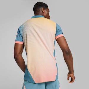Camiseta de fútbol de visitante auténtica Manchester City 24/25 para hombre, Rosebay-Bold Blue, extralarge