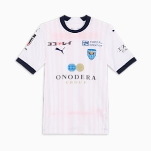 メンズ 横浜FC 2024 半袖 レプリカ ユニフォーム, PUMA White-PUMA Navy, extralarge-JPN