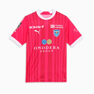 メンズ 横浜FC 2024 半袖 レプリカ ユニフォーム, Raspberry-PUMA White, extralarge-JPN