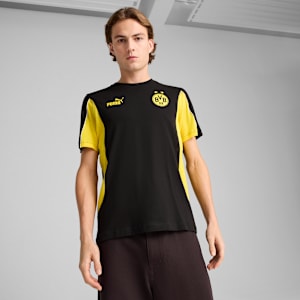 Playera para hombre Borussia Dortmund ftblARCHIVE, PUMA Black-Faster Yellow, extralarge