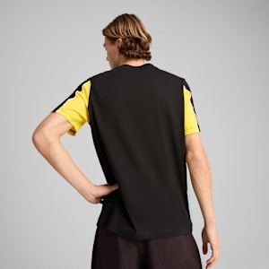 Borussia Dortmund ftblARCHIVE Men's Tee, PUMA Black-Faster Yellow, extralarge