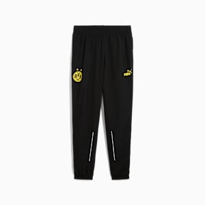 Borussia Dortmund ftblARCHIVE Men's Pants, PUMA Black-Faster Yellow, extralarge