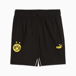 Borussia Dortmund ftblARCHIVE Men's Shorts, PUMA Black-Faster Yellow, extralarge