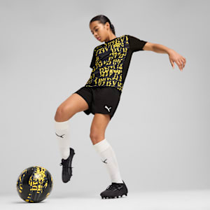 キッズ 2024-25 ドルトムント プレマッチ 半袖 シャツ 116-164cm, PUMA Black-Faster Yellow, extralarge-JPN