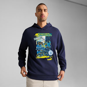 Sudadera con capucha Manchester City ftblNRGY+ para hombre, New Navy, extralarge