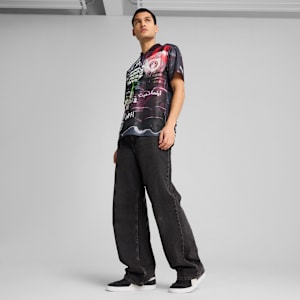 Maillot rétro Manchester City ftblNRGY+ Homme , Dark Rosette-Galactic Gray, extralarge