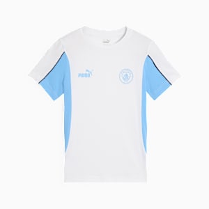 Playera para hombre Manchester City ftblARCHIVE, PUMA White-Team Light Blue, extralarge
