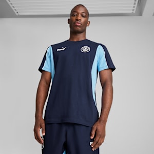 Playera para hombre Manchester City ftblARCHIVE, PUMA Navy-Team Light Blue, extralarge
