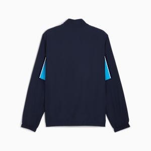 Manchester City ftblARCHIVE Men's Jacket, PUMA Navy-Team Light Blue, extralarge
